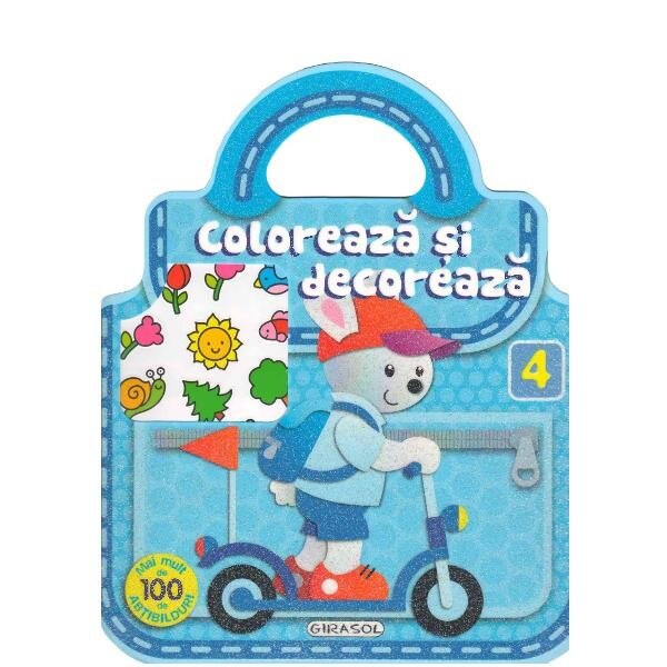 Coloreaza si decoreaza nr.4