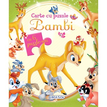 Carte cu puzzle - Bambi Carte cu puzzle - Bambi