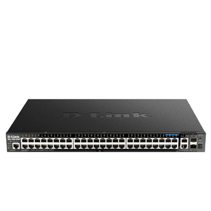Суич без управление D-Link DGS-1520-52MP/E, черен