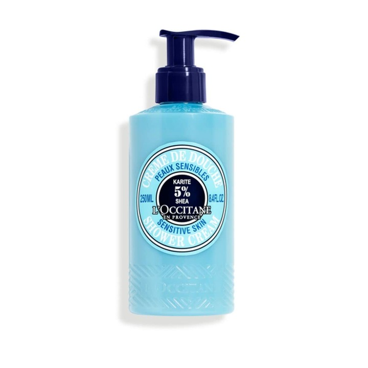 Crema de dus L'Occitane en Provence, Shea, pentru piele sensibila, 250 ml