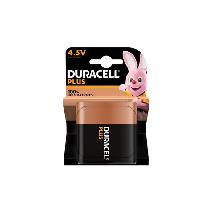 Алкална батерия, Duracell, Plus K1, 4.5V