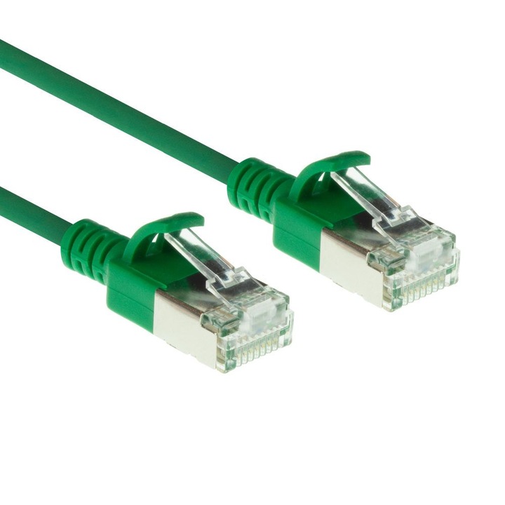 Cablu de retea, ACT, CAT6A S-FTP, 7m, Verde