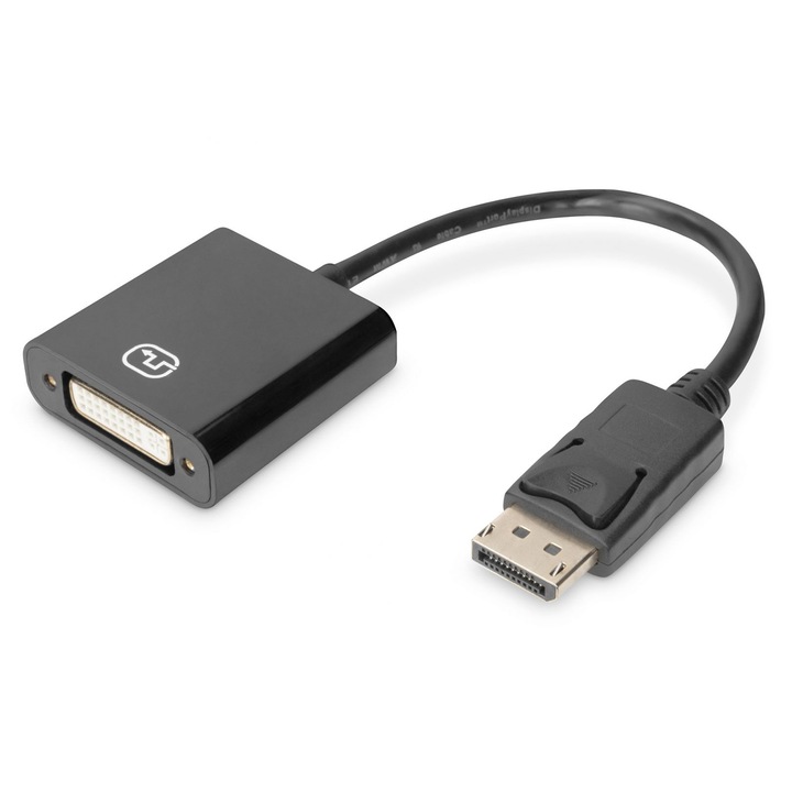 Adaptor activ DisplayPort - DVI, Digitus, FullHD, 0.15m, negru