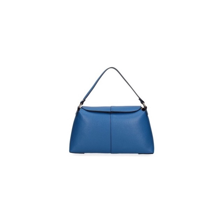 Roberta Rossi, Geanta de piele cu bareta de umar, Albastru royal