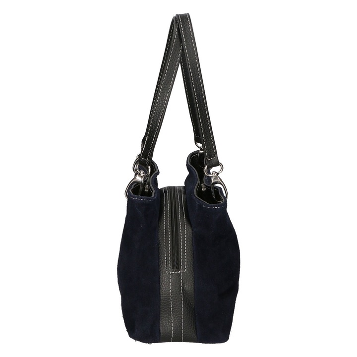 Gave Lux, Geanta de piele intoarsa, Albastru