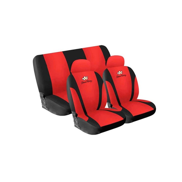 Set Huse Auto Simoni Racing Daisy, Rosu, Universal