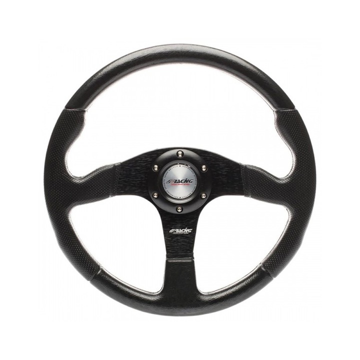 Volan auto tuning Simoni Racing MATCH MAURO, negru, 350mm