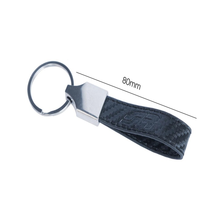 Breloc Simoni Racing, aspect carbon, 1 bucata