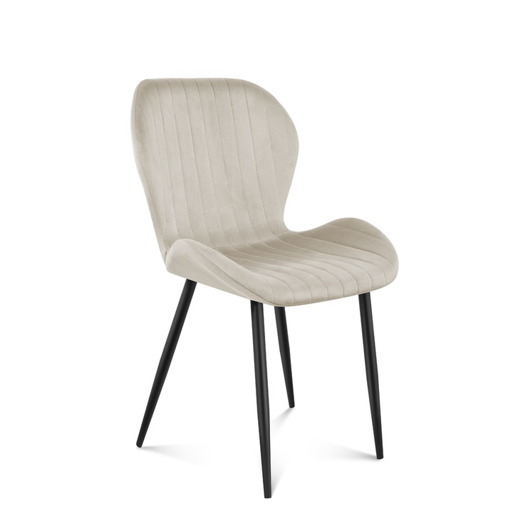 Scaun birou Mark Adler Prince 2.0, Catifea, Deschis bej