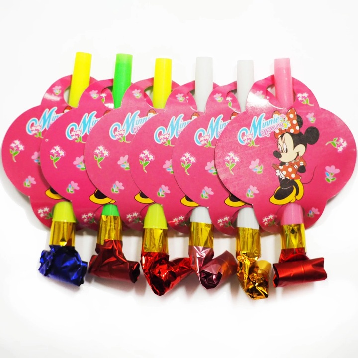 Set 6 suflatori Minnie, model 2