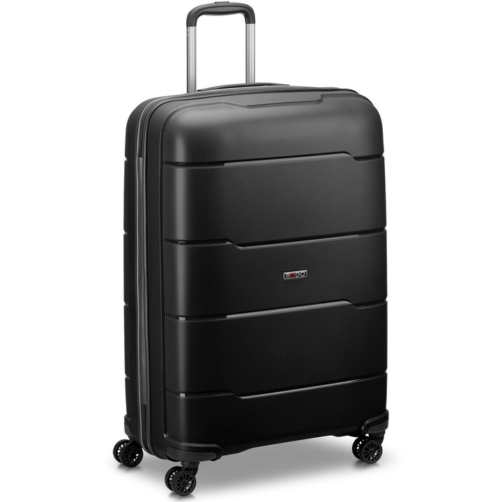 Troler Modo by Roncato Galaxy, 75 x 48 x 27cm, polipropilena, 93 litri, 3.9 kg, negru