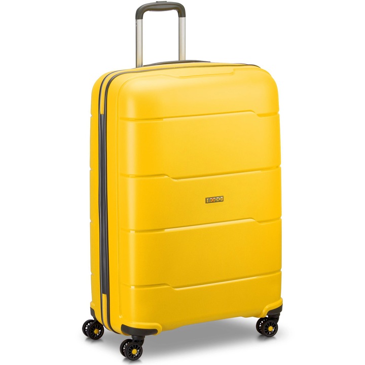 Modo by Roncato Galaxy bőrönd, 75 x 48 x 27 cm, polipropilén, 93 liter, 3,9 kg, sárga