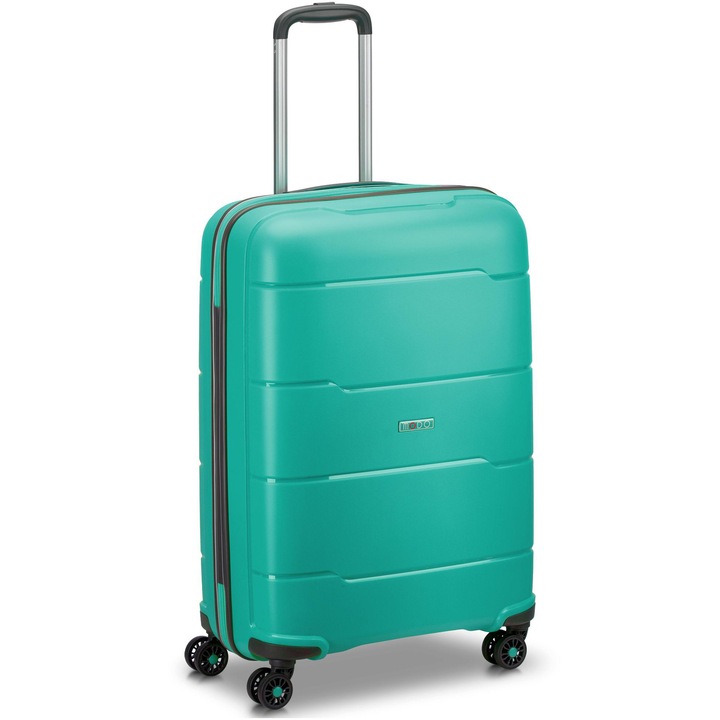 Troler Modo by Roncato Galaxy, 66 x 45 x 23cm, polipropilena, 65 litri, 3.3 kg, turcoaz