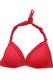 Pyramid fodros push-up bikini, piros, 80C