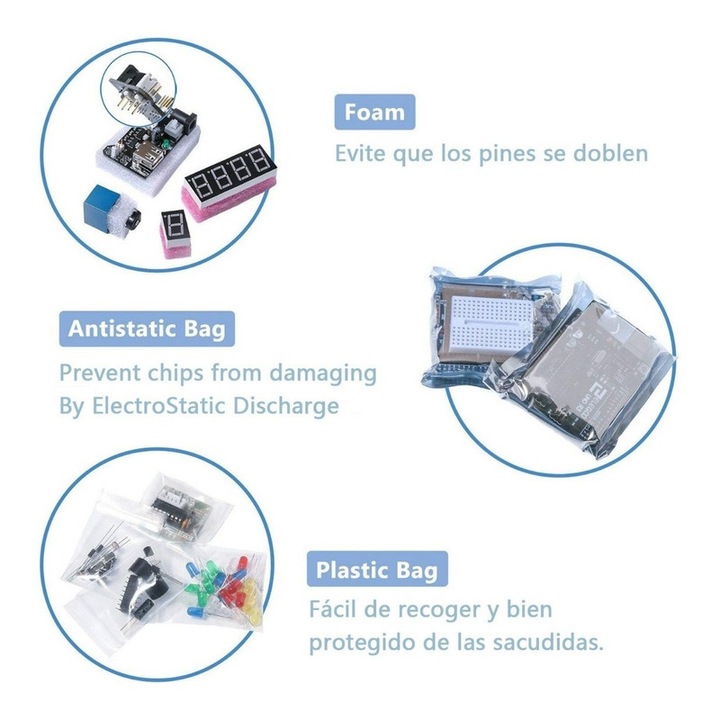 Kit de Invatare Super Starter ISSNW pentru Arduino MEGA 2560, 33 Experimente, LCD1602, Senzori, Motor, Multicolor
