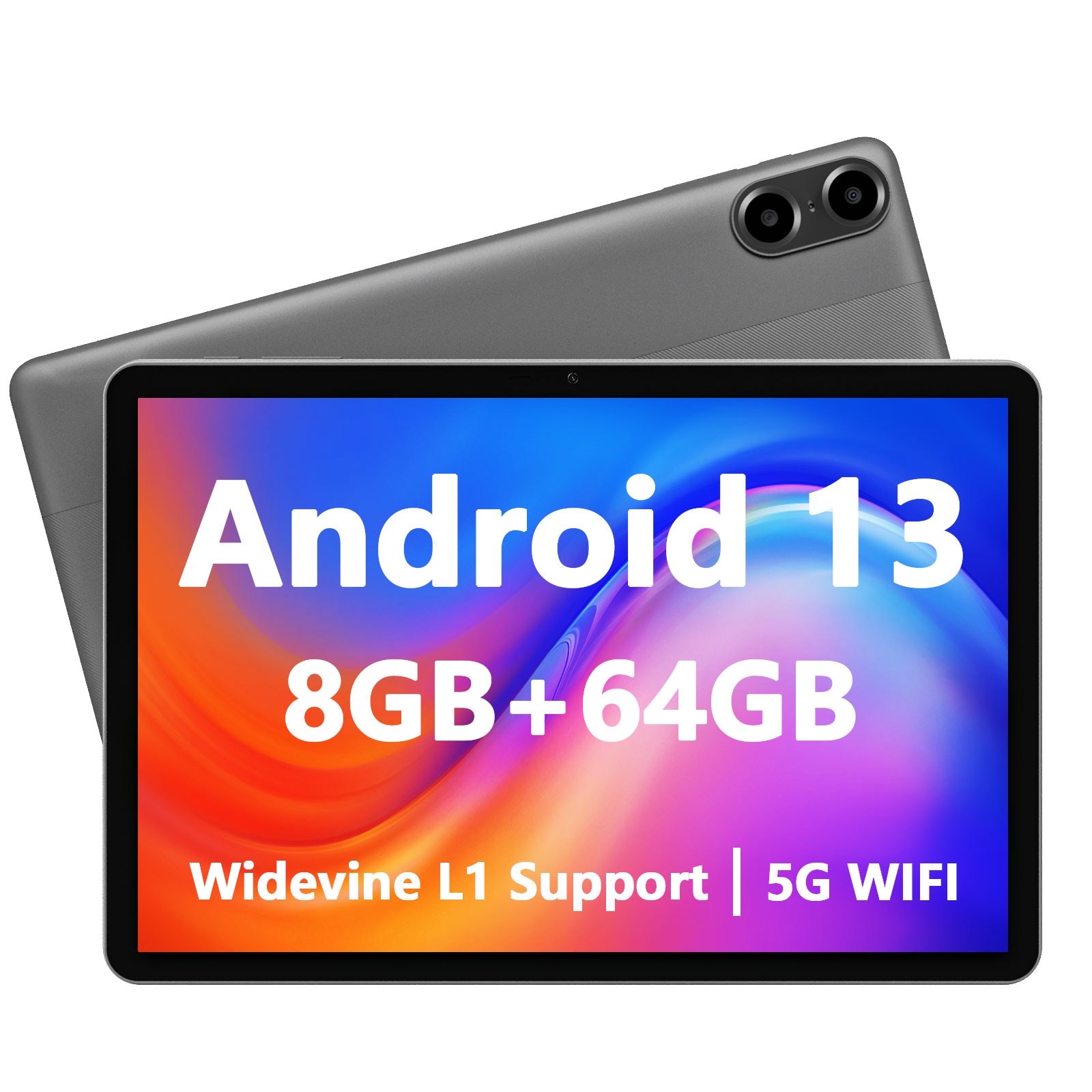 Tableta de 10 inci VASOUN Android 13, Octa-Core, WIFI6, 8GB RAM+64GB ...