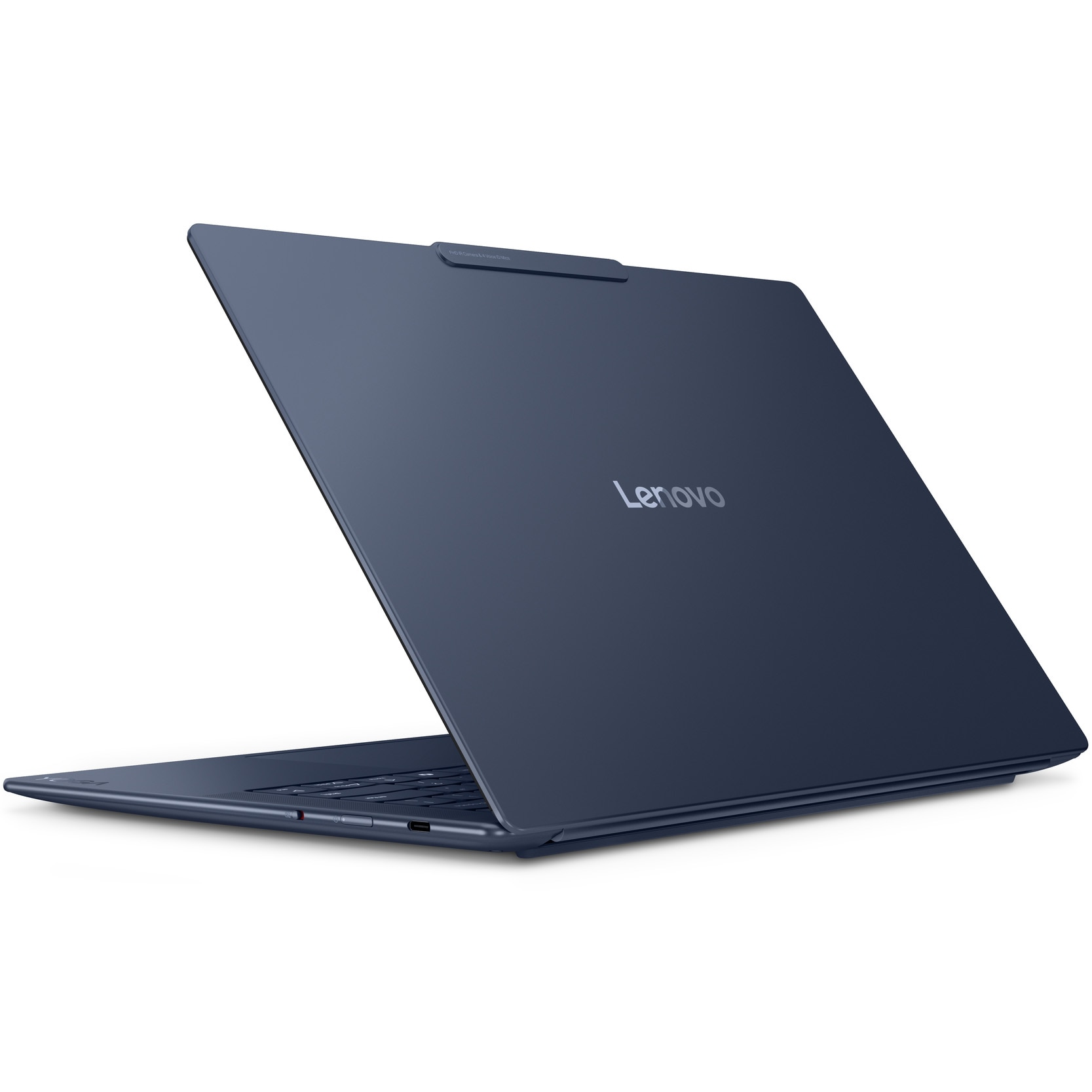 Laptop ultraportabil Lenovo Yoga Slim 7 14Q8X9 cu procesor Qualcomm® Snapdragon® X Elite X1E-78-100 pana la 3.4GHz, 14.5", 3K, OLED, Touch, 32GB LPDDR5x, 1TB SSD, Qualcomm® Adreno™ GPU, Windows 11 Pro, Cosmic Blue, 3Y Courier/Carry-in upgrade