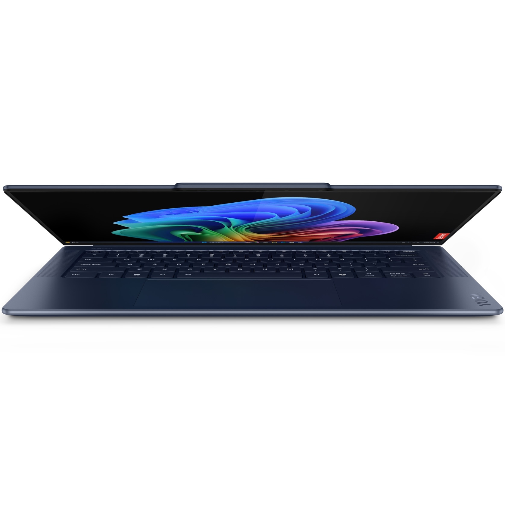 Laptop ultraportabil Lenovo Yoga Slim 7 14Q8X9 cu procesor Qualcomm® Snapdragon® X Elite X1E-78-100 pana la 3.4GHz, 14.5", 3K, OLED, Touch, 32GB LPDDR5x, 1TB SSD, Qualcomm® Adreno™ GPU, Windows 11 Pro, Cosmic Blue, 3Y Courier/Carry-in upgrade