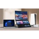 Monitor portabil UPERFECT Delta Max 18.5", Full HD, IPS, 100Hz, pliabil, negru, 258x436x16mm