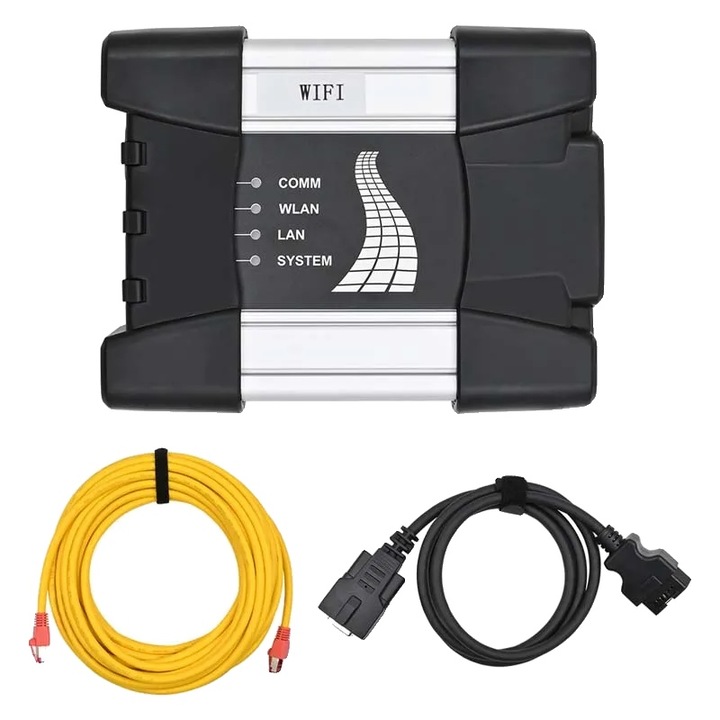 Interfata Diagnosticare BMW, Versiune WIFI, Programare ECU, Functii Multiple de Service, Conectivitate USB & WiFi, 2004-2022