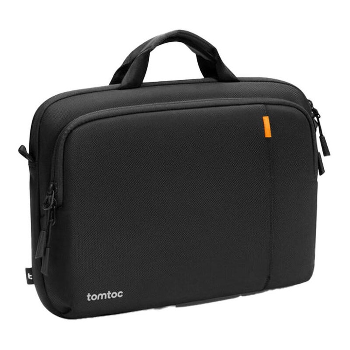 Geanta laptop TomToc Defender-A30, protectie CornerArmor, impermeabila, negru, 41x30x23cm