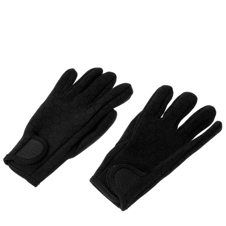 Manusi de scufundari, QttvbTna, neopren, anti-alunecare, negru, L
