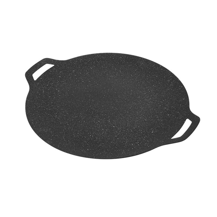 Placa Grill Teppan, QttvbTna, inox, negru, set 4 dimensiuni