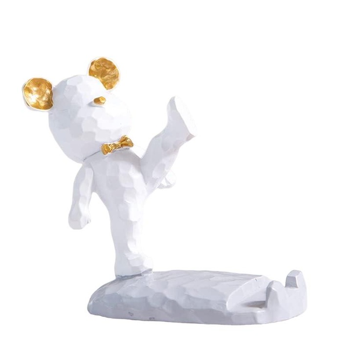 Telefontartó, Univerzális, Fehér/Arany