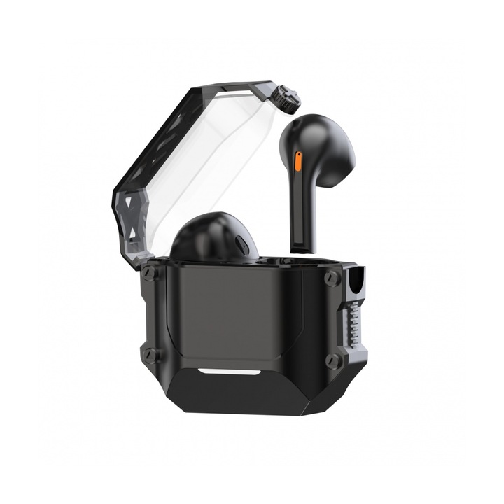 Безжични слушалки A2, 300 mAh, Hi-Fi, Водоустойчиви, Шумопотискане, Черни