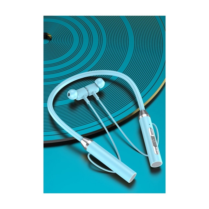 G01 Vezeték nélküli fülhallgató, 130 mAh, HiFi, HD mikrofon, vízálló, kék