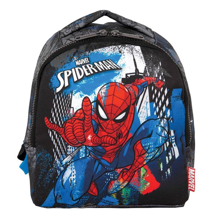 Раница за детска градина CoolPack Puppy Spiderman, 22 x 25 x 9 cm, Многоцветен