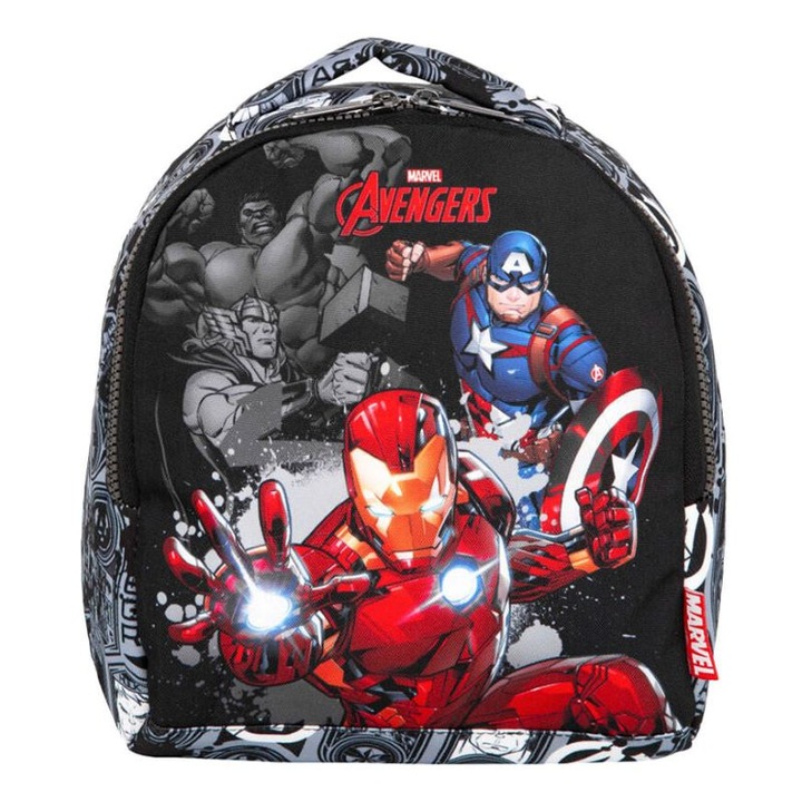 Раница за детска градина CoolPack Puppy Avengers, 22 x 25 x 9 cm, Многоцветен