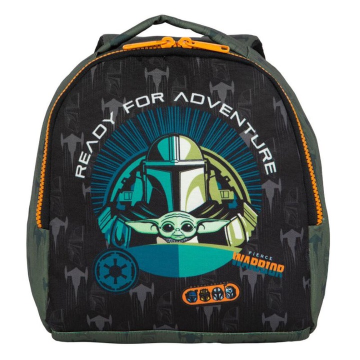 Раница за детска градина CoolPack Puppy Mandalorian, 22 x 25 x 9 cm, Многоцветен