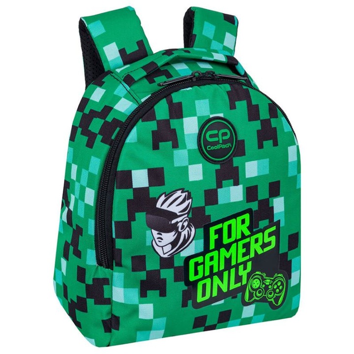 Раница за детска градина CoolPack Puppy Game Zone, 22 x 25 x 9 cm, Многоцветен