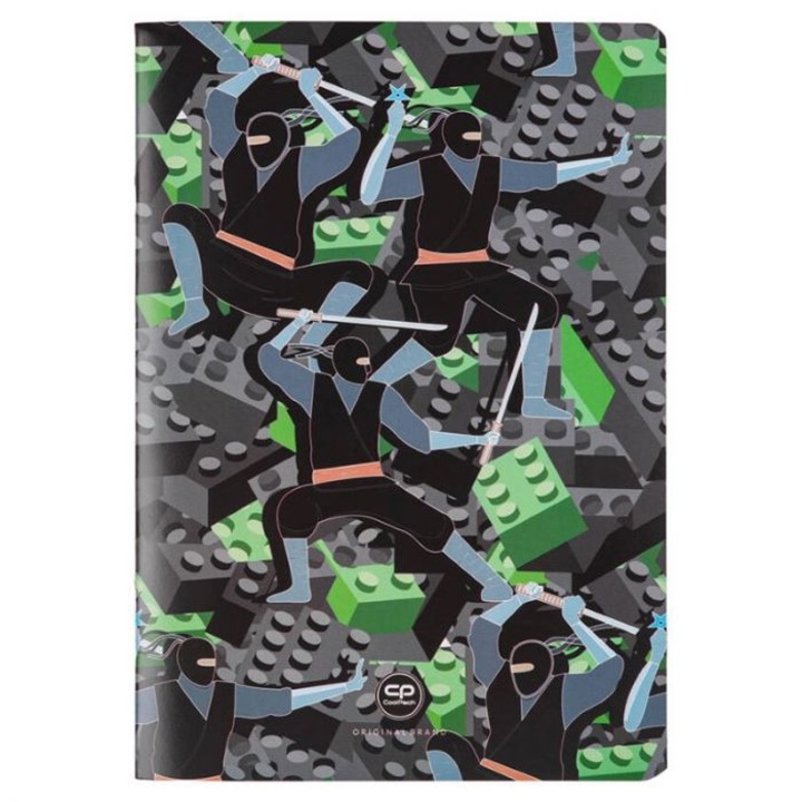 Тетрадка CoolPack Kids From The Block, A5, Мека корица PP, 32л., Редове, Многоцветен