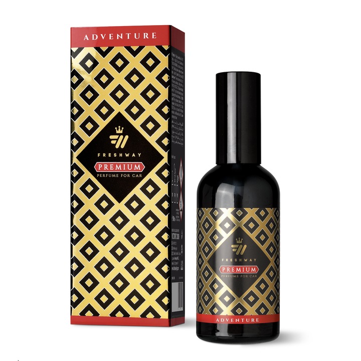 Odorizant auto seria FRESH WAY PREMIUM spray 100 ml, Adventure