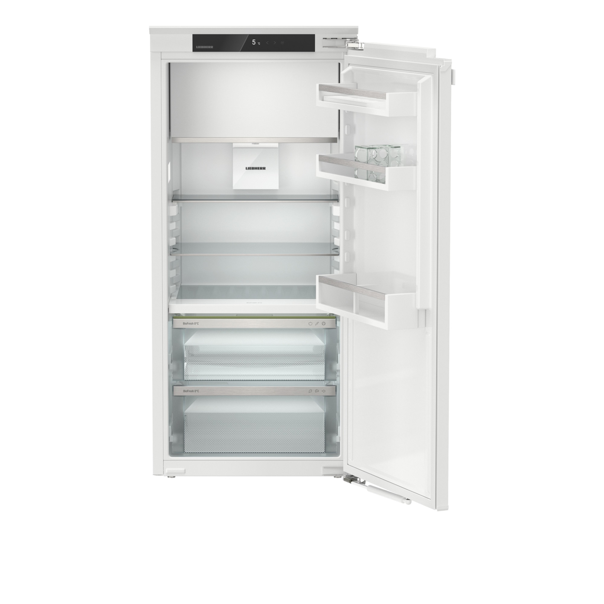 Frigider incorporabil cu o usa Liebherr IRBc 4121 Plus, inaltime 121.3 cm, BioFresh, clasa C, 173 l, display Touch, SuperCool, SuperSilent