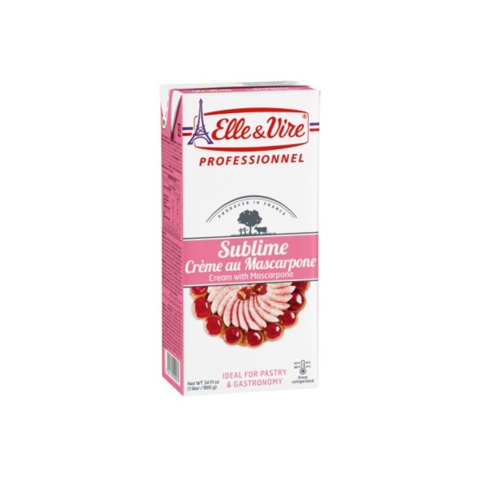 Frisca naturala cu mascarpone Sublime 1L, Elle & Vire