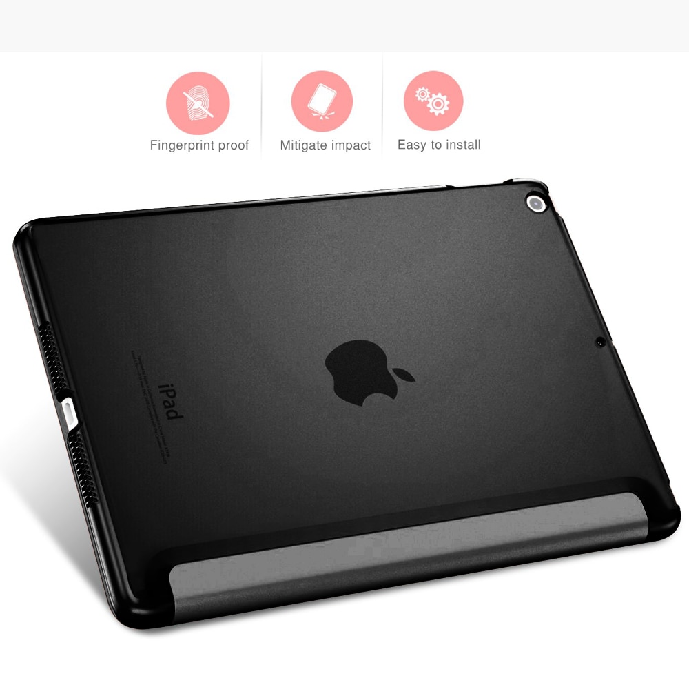 Husa tableta, AMRINUGL, pentru iPad Mini 5, flexibila, auto sleep/wake, Negru, 7.9 inch