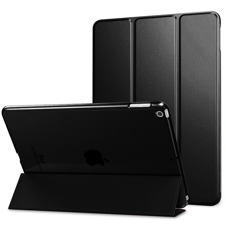 Husa tableta, AMRINUGL, pentru iPad Mini 5, flexibila, auto sleep/wake, Negru, 7.9 inch
