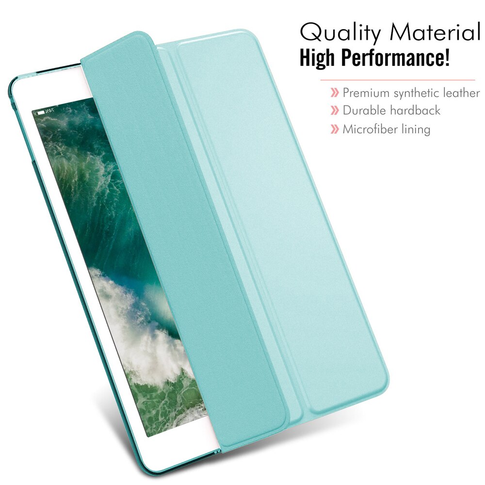 Carcasa Slim pentru iPad Mini 5, TPU flexibil, suport auto sleep/wake, verde menta