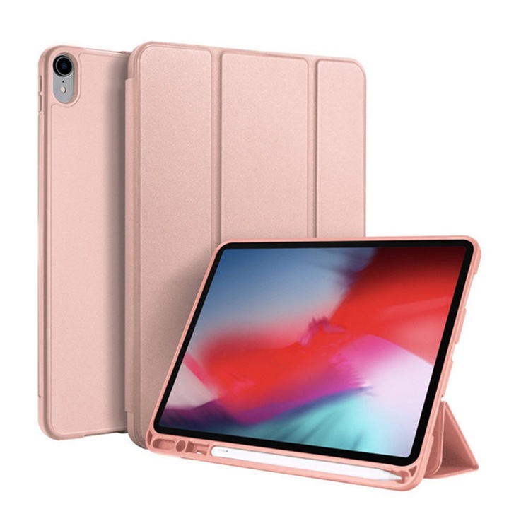 Tabletborító, kompatibilis az iPad Pro 11"-el, Apple Pencil támogatás, automatikus ébresztés/alvó funkció
