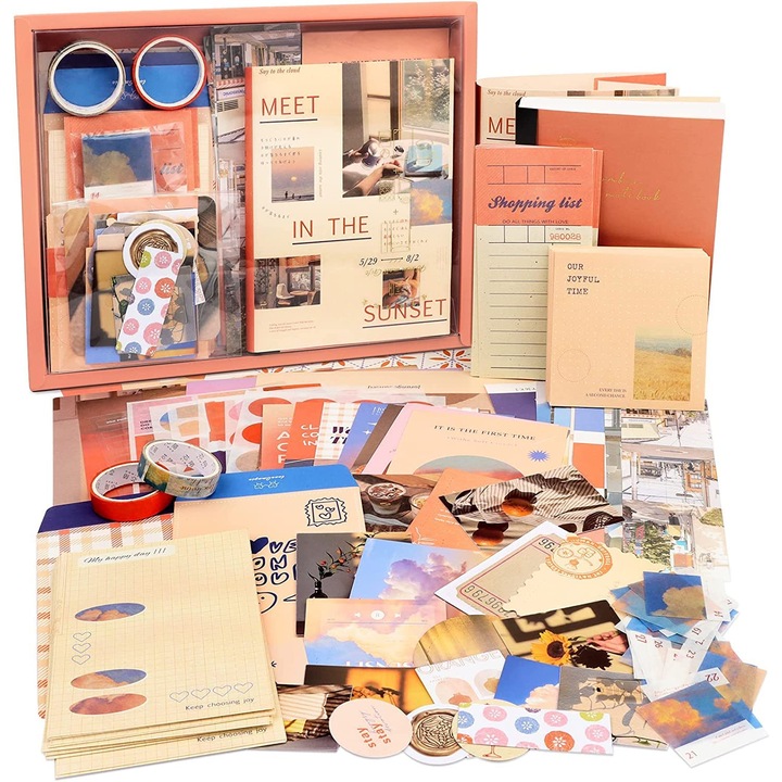 Set albume foto WALALLA, A6, 348 piese, multicolor, 150x150mm