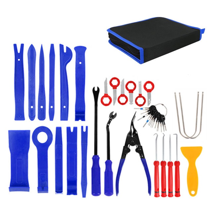 Set 38 piese kit scule demontare Tebnaild, nylon, pentru componente electrice, 32x23x5cm