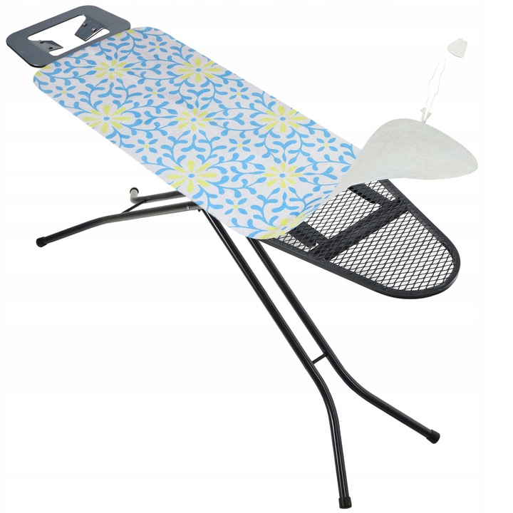 KADAX vasalódeszka huzat, 140x55cm, virág motívumok, pamut