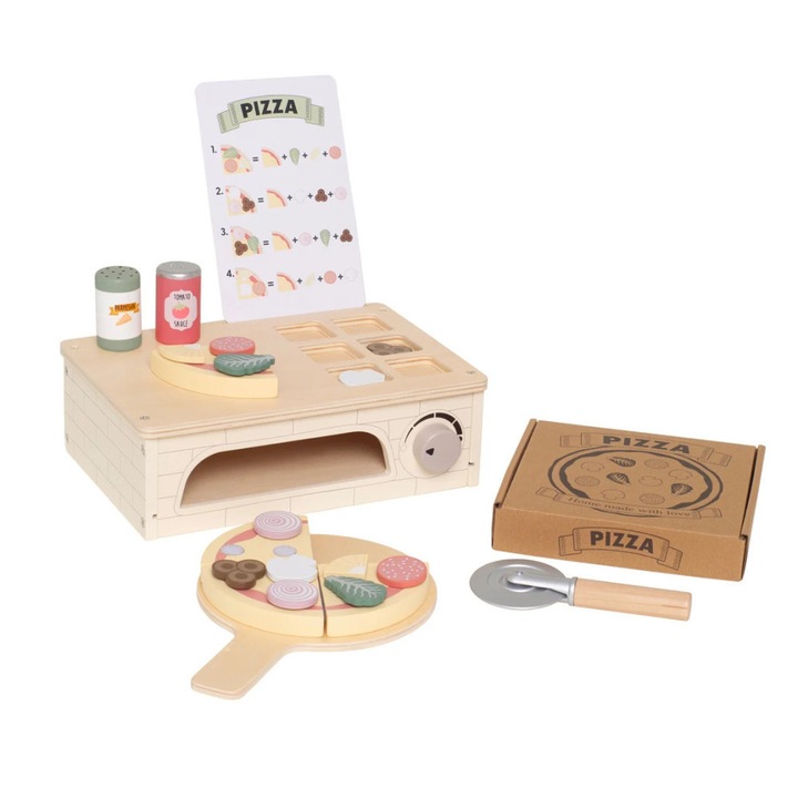 Играчка пица с пещ на дърва Jabadabado