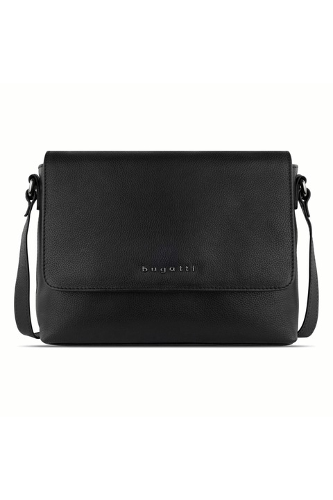 Női crossbody táska, Bugatti, Bella sorozat, 494803, természetes bőr, fekete