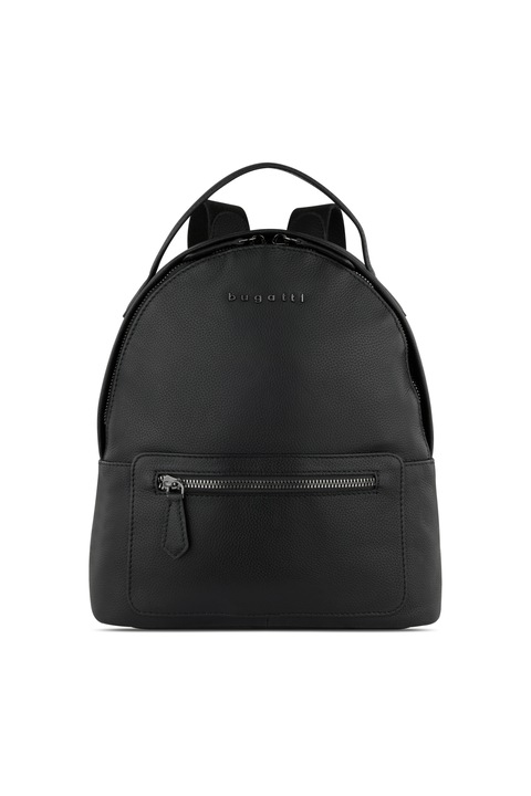 Női hátizsák, Bugatti, Bella sorozat, 494805, természetes bőr, fekete