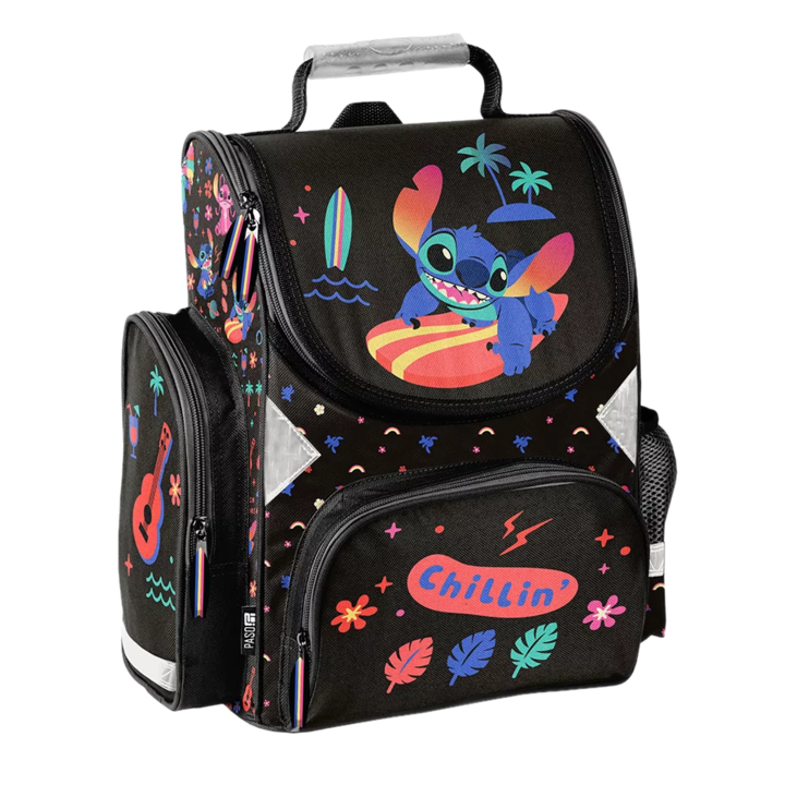 Ghiozdan pentru scoala, Lilo & Stitch, Negru