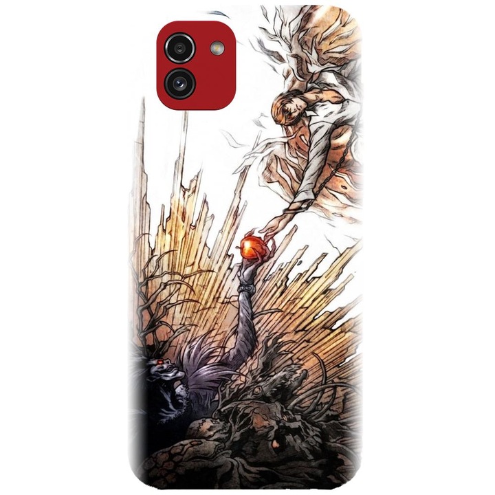 Силиконов кейс, съвместим с Samsung Galaxy A03 - модел Death Note